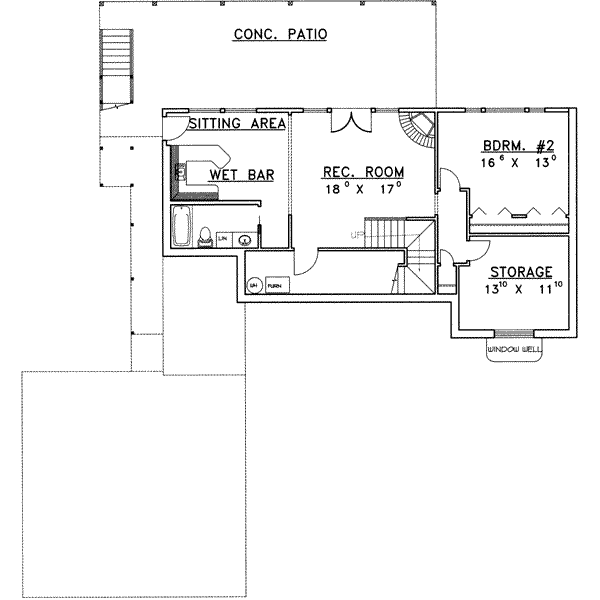 lower floor house blueprint