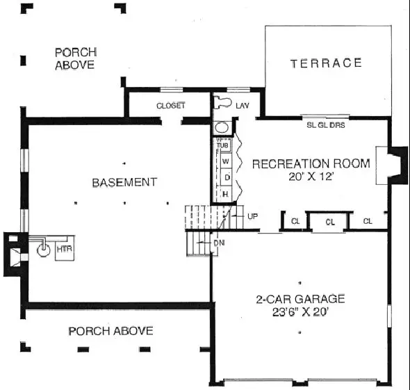 lower floor house blueprint