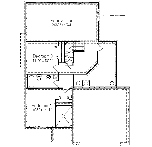 lower floor house blueprint