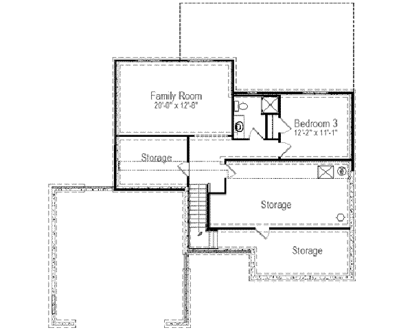 lower floor house blueprint