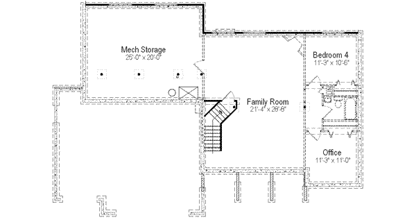 lower floor house blueprint