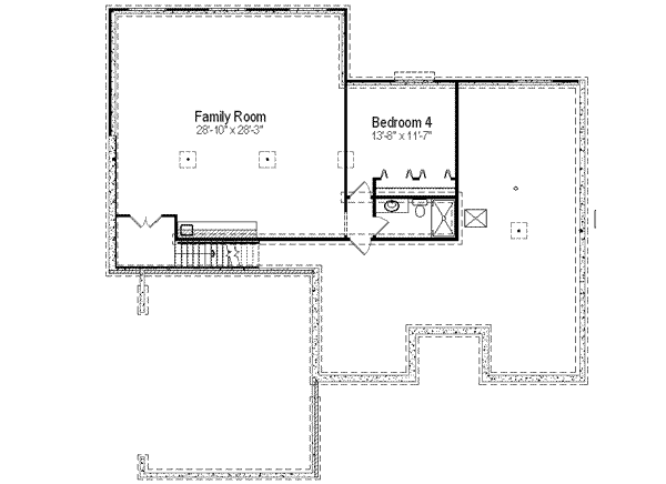 lower floor house blueprint