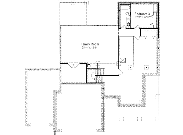 lower floor house blueprint