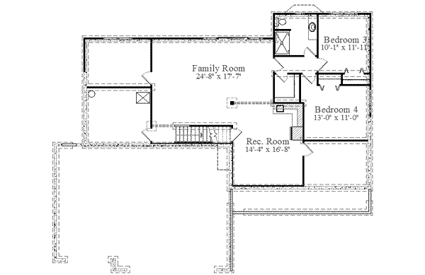 lower floor house blueprint