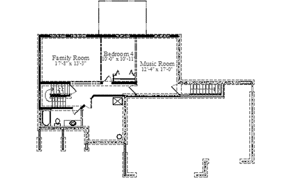 lower floor house blueprint