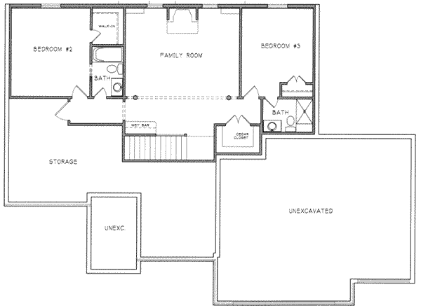 lower floor house blueprint