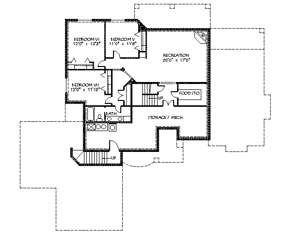 lower floor house blueprint