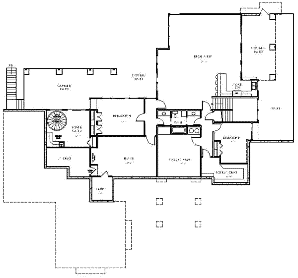 House 21377 Blueprint details, floor plans