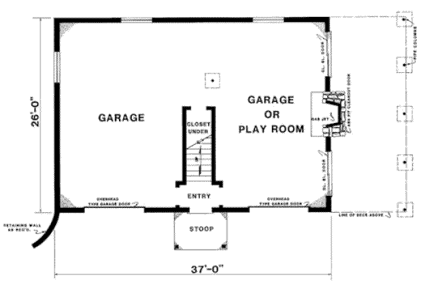 lower floor house blueprint