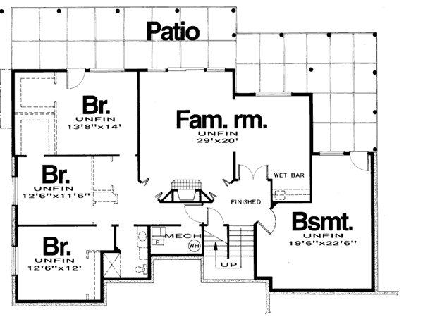 lower floor house blueprint