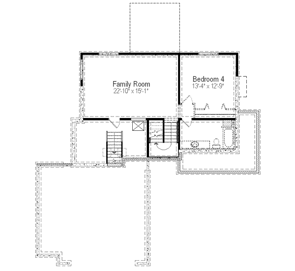 lower floor house blueprint