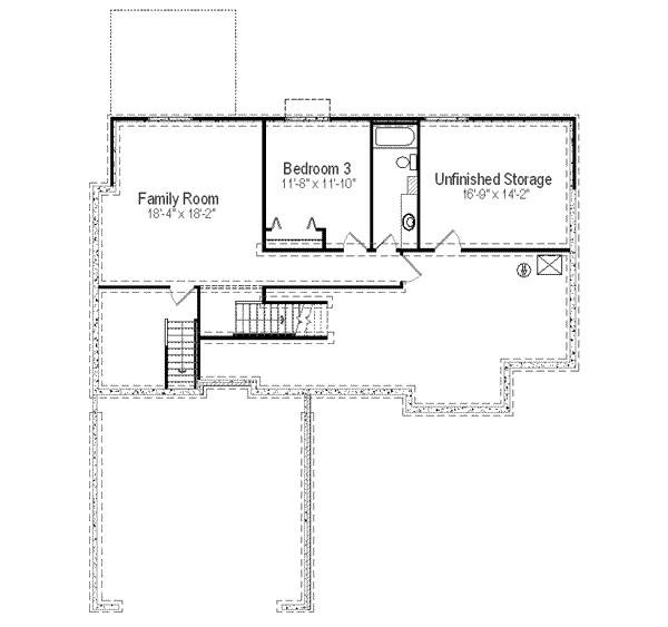 lower floor house blueprint