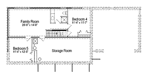lower floor house blueprint