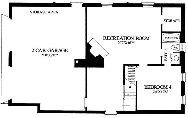 lower floor house blueprint