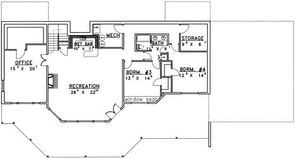 lower floor house blueprint