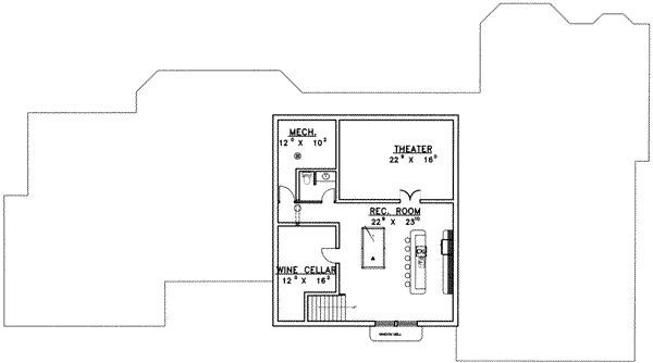 lower floor house blueprint