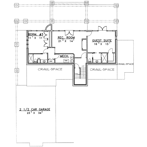 lower floor house blueprint