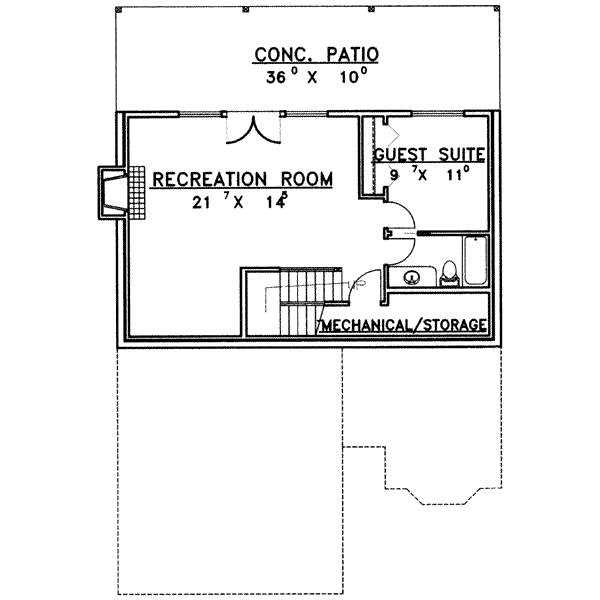 lower floor house blueprint