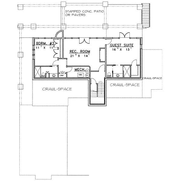 lower floor house blueprint