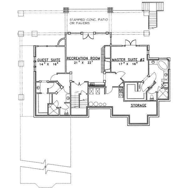 lower floor house blueprint