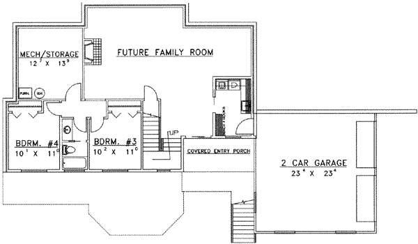 lower floor house blueprint