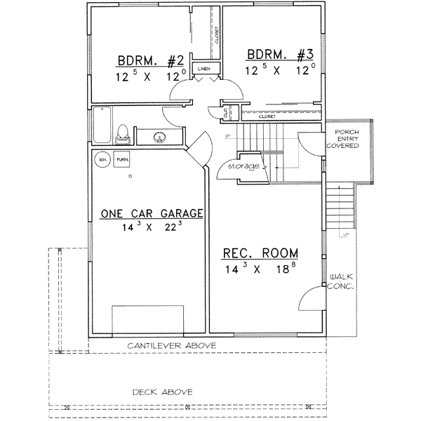 lower floor house blueprint