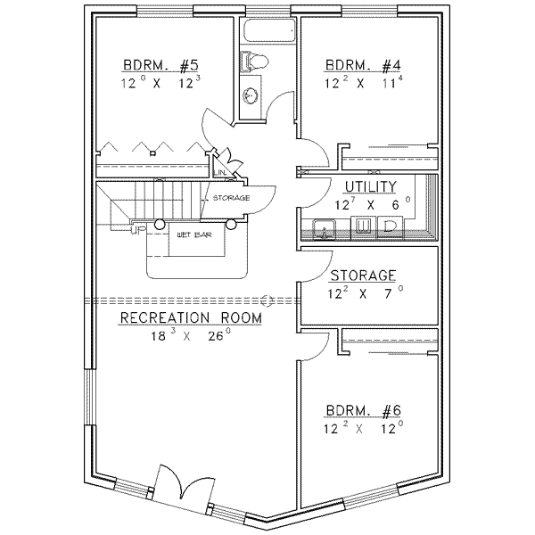 lower floor house blueprint