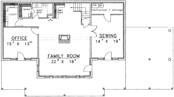 lower floor house blueprint