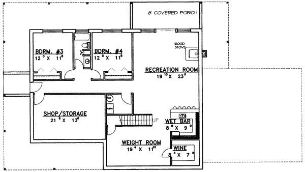 lower floor house blueprint