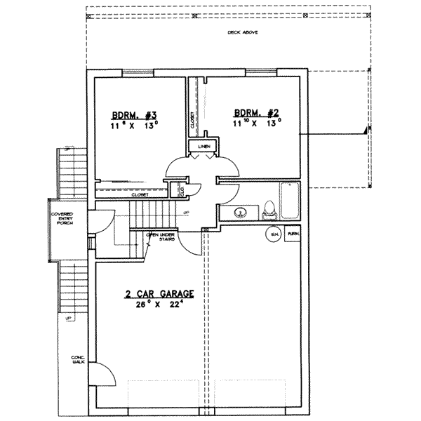 lower floor house blueprint