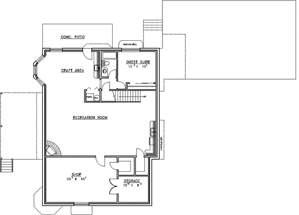 lower floor house blueprint