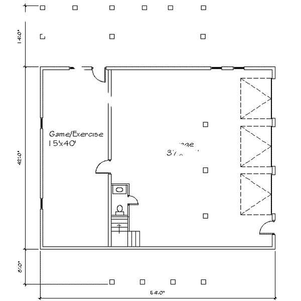 lower floor house blueprint