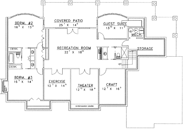 lower floor house blueprint