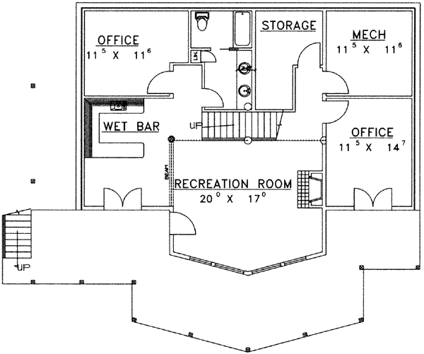 lower floor house blueprint