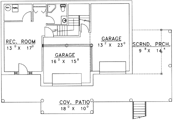 lower floor house blueprint