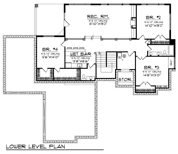 lower floor house blueprint