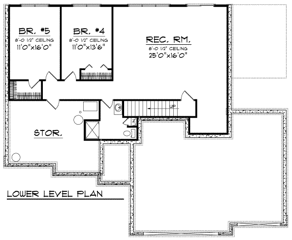 lower floor house blueprint