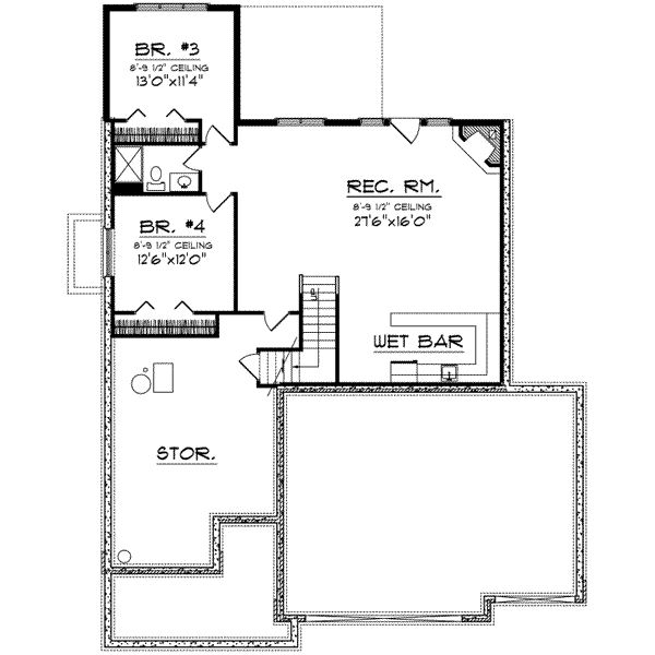 lower floor house blueprint