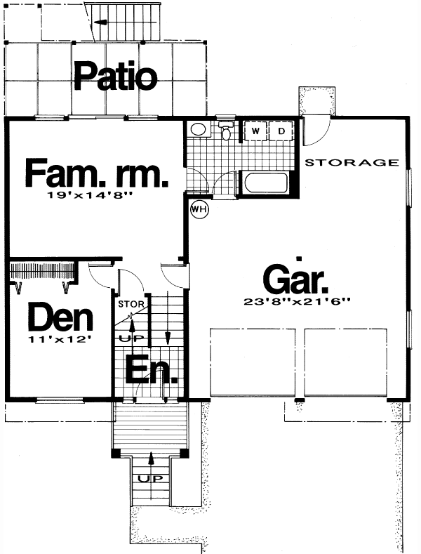 lower floor house blueprint