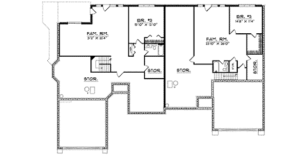 lower floor house blueprint