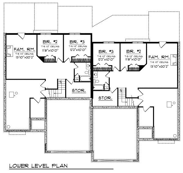 lower floor house blueprint