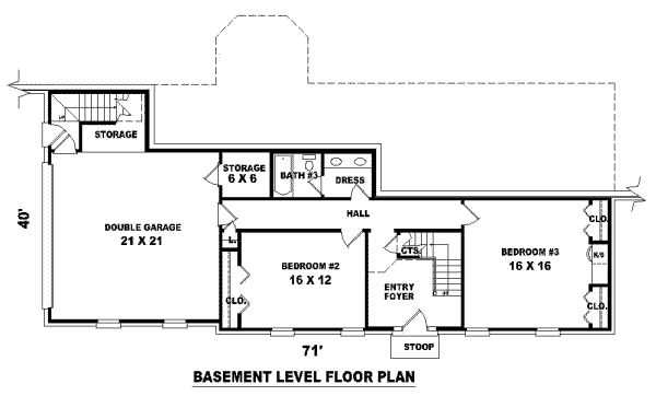 lower floor house blueprint