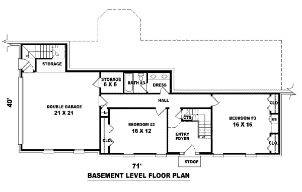 lower floor house blueprint