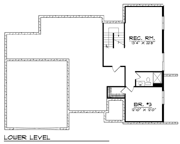 lower floor house blueprint