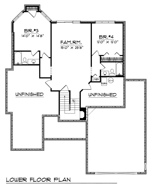 lower floor house blueprint
