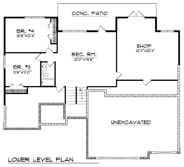 lower floor house blueprint