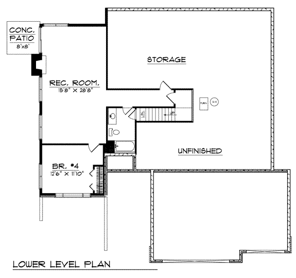 lower floor house blueprint