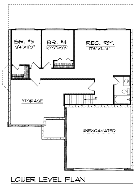 lower floor house blueprint