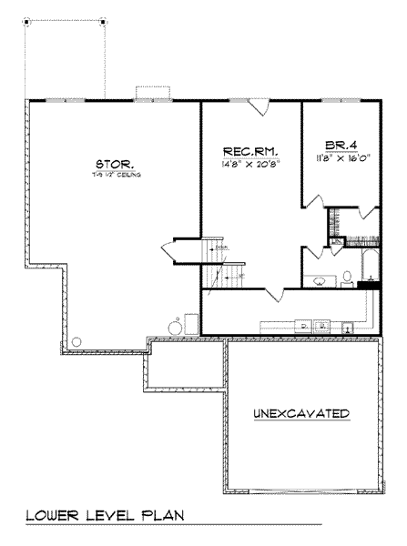 lower floor house blueprint