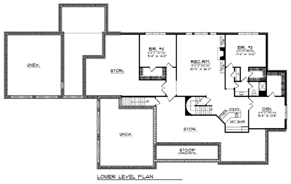 lower floor house blueprint